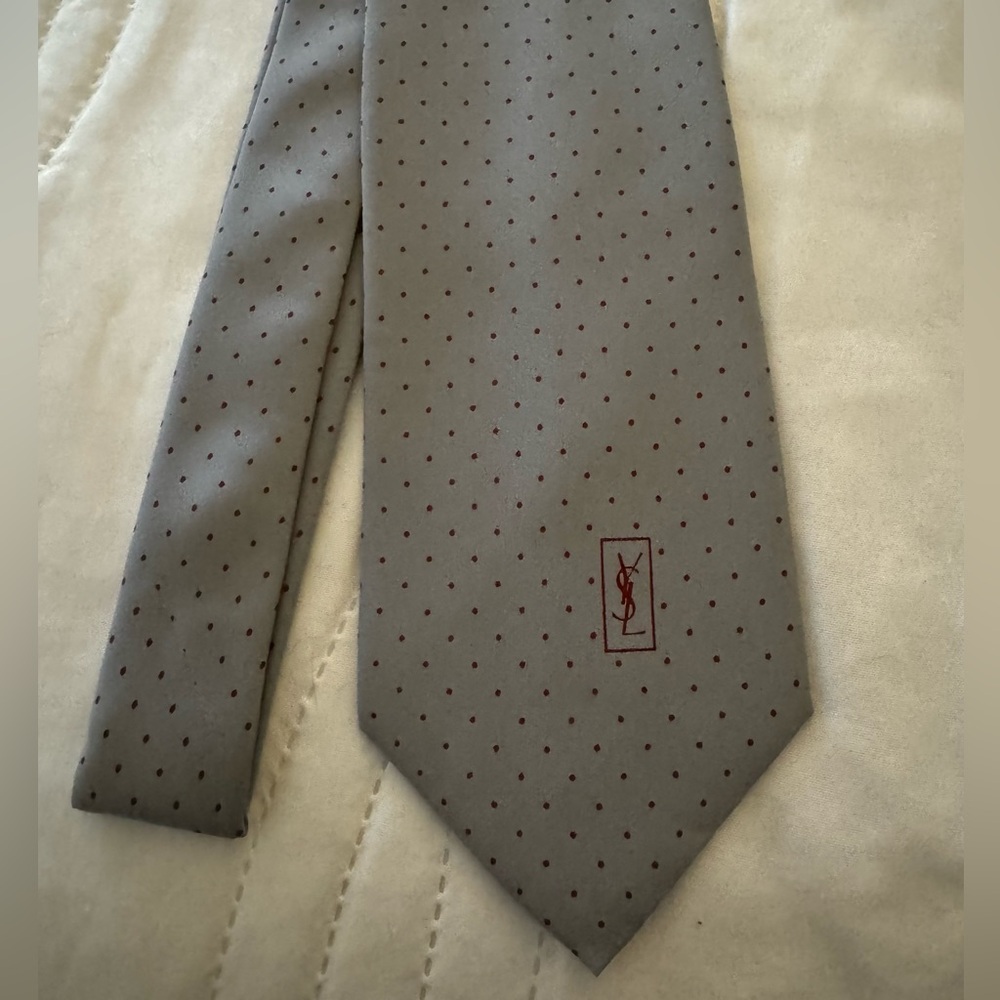 YSL 100% Silk Tie